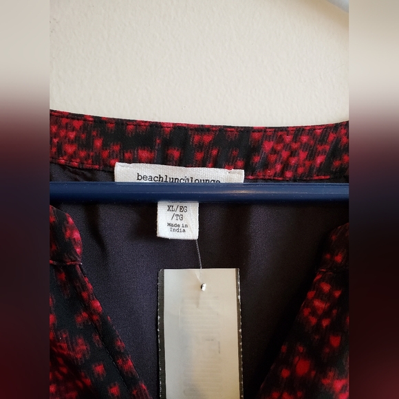 NWT Beach lunch lounge black and red dress size xl - Picture 2 of 2